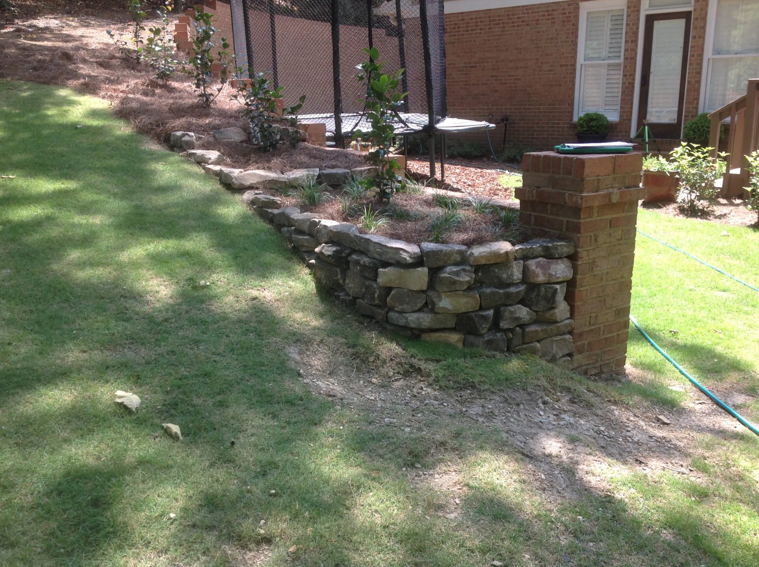 Stacked Boulder Wall 13 | Advanced Turf Care, LLC.